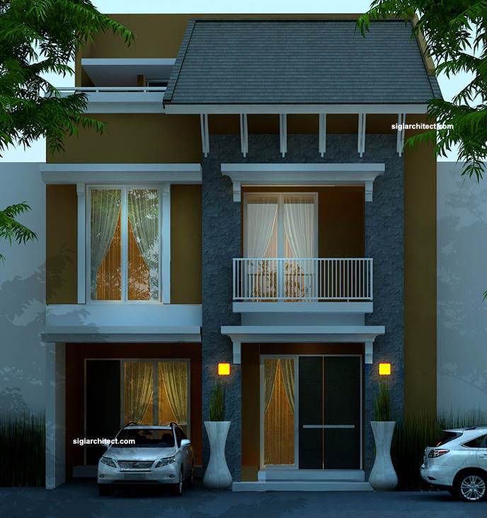 Denah Rumah Kost 3 Lantai  Rumah 2 Lantai