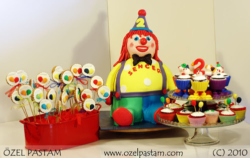 Palyaço Pasta Seti / Clown Cake