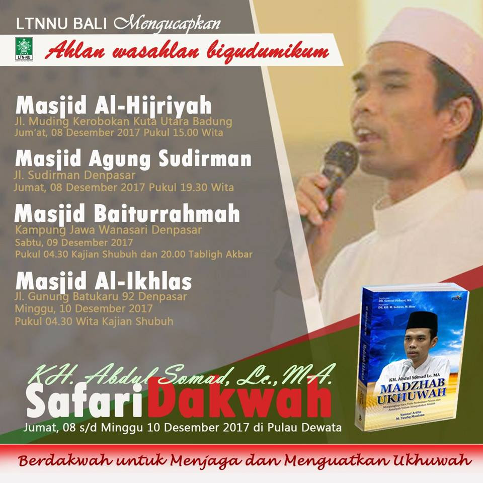 Safari Dakwah Ustadz Abdul Somad di Bali