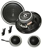 Pair of New Kenwood Kfc-p509ps 480 Watts Combined (240 Each) Powerful Two-way Car Audio Component Speakers with In-line Crossover for Easy Installation