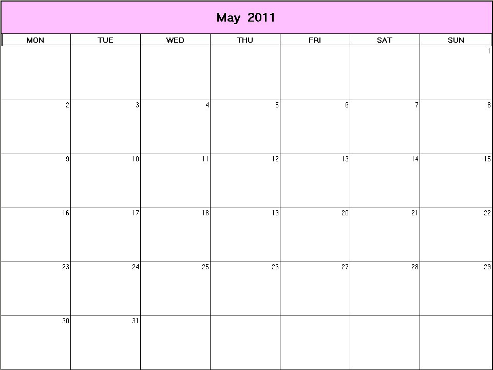 printable 2011 calendar may. 2011 calendar printable april.