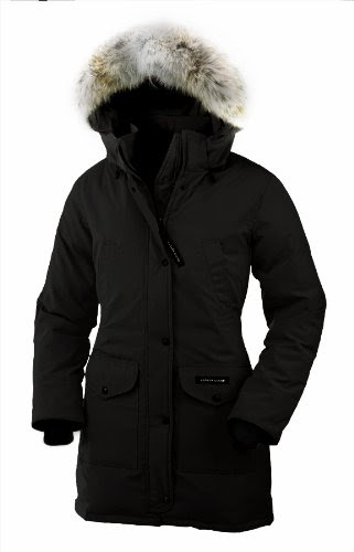 Canada Goose Ladies Trillium CG55 Parka (Black, Large)