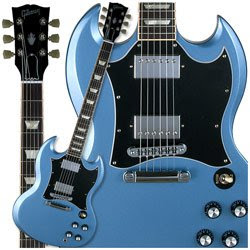 SG Standard Limited Edition Pelham Blue with Gibson Hardshell Case