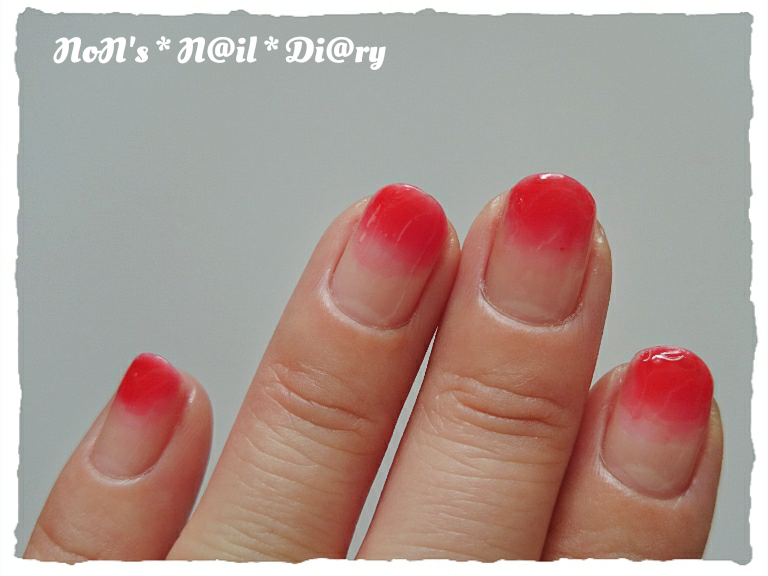 赤いティントネイル Hand Nail Non S N Il Di Ry