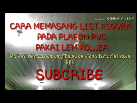 Ketahui Cara Memasang Plafon Pvc List Figura Lengkap Menggunakan Lem , Terupdate!