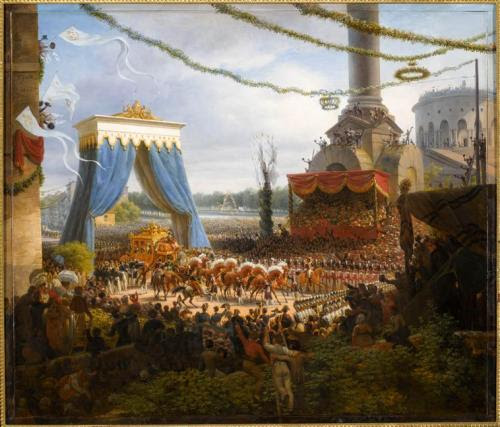 The entry of Charles X into Paris after his coronation on June 6, 1825Louis François Lejene