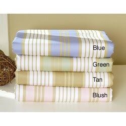 Printed Cabana Stripe 400 TC Sheet Set w/ Bonus Pillowcases