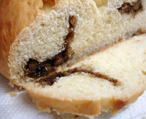 Walnut braided bread