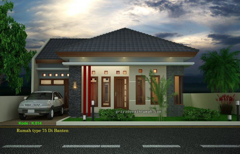 Denah Rumah  1 Lantai Jasa Desain  Rumah 