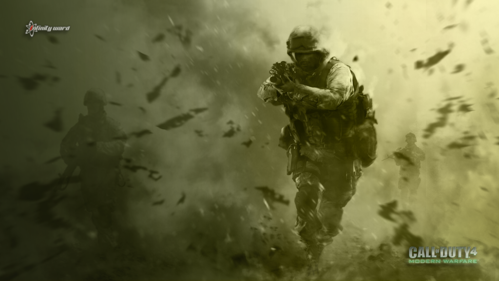call of duty 4 logo. call of duty 4 logo. call of