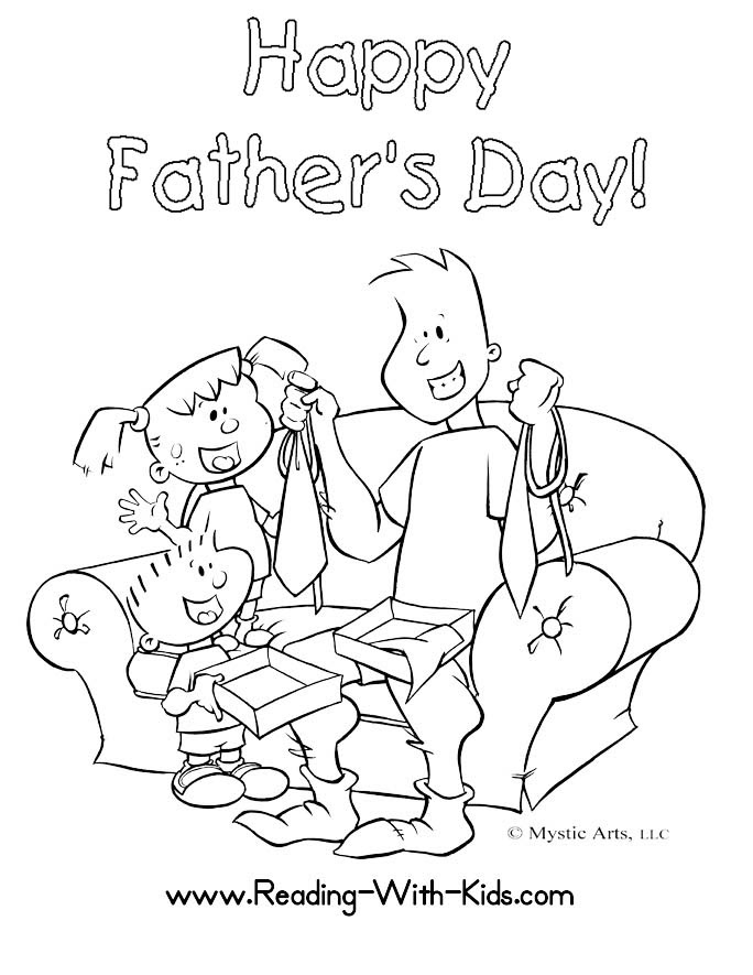 free printable fathers day cards to color coloring home