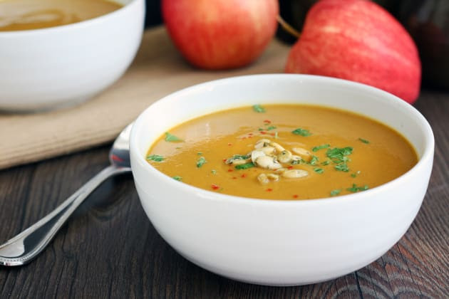 Curried Butternut Squash and Apple Soup Photo