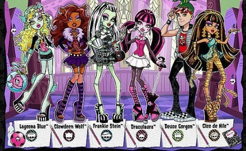 Monster High on Los Personajes De Monster High Los Personajes Del Libro Monster
