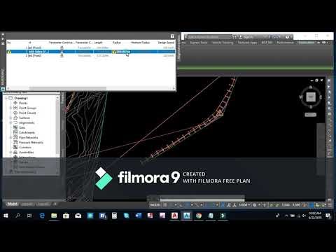                                                                                How to create alignment from object in civil3d 