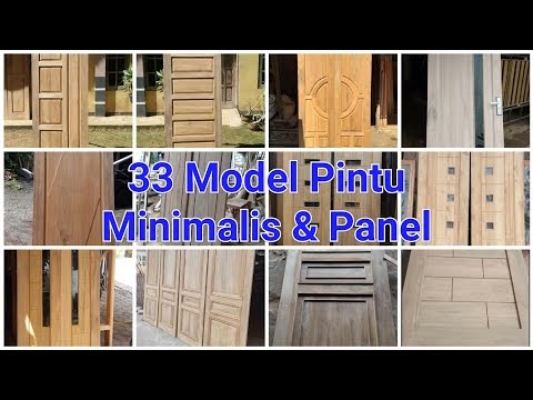 Inspirasi  Model Pintu Panel Pintu Minimalis Kayu Jati, Terupdate!