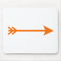 Arrow Orange Straight The MUSEUM Zazzle Gifts