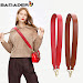 Discount BAMADER Woman Bag Strap For Crossbody Genuine Leather Shoulder Bag Strap High Quality Bag Parts Accessories Luxury Leather Strap