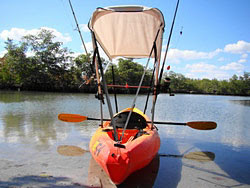 BIMINI TOP SUN SHADE CANOPY FOR KAYAK KaBoat CANOE    BOAT | eBay