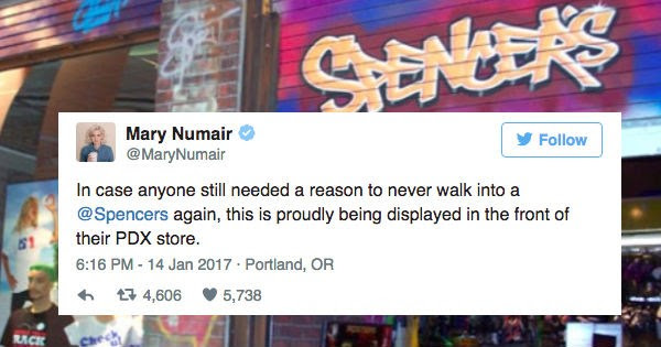 FAIL,controversial,donald trump,spencers,election 2016,angry,clothing,feminists,politics