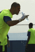 Pictures of Fc Barcelona Training in Abu Dhabi