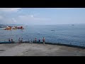 Алушта. Центральный пляж сегодня (23.07.20). Вид от ротонды