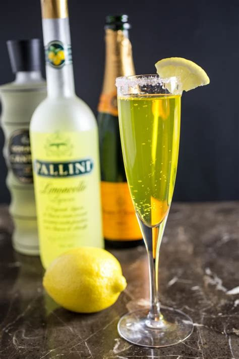 gingered limoncello champagne cocktail recipe tasty