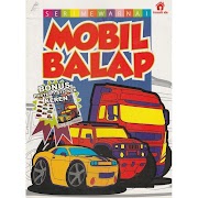 18+ Terkeren Mewarnai Mobil Balap Kartun