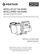 eBook Pentair Intelliflo Vs Svrs Pump Manual