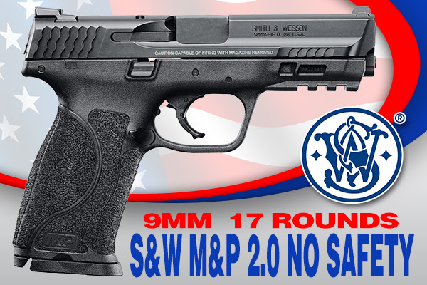 Smith Wesson M P 2 0 9mm No Safety Triggers Firearms