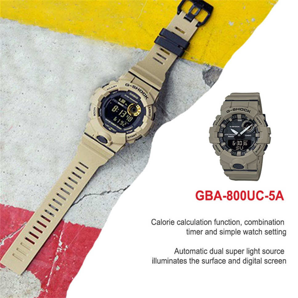 Casio G Shock Gba 800uc 5a Bluetooth Sports Watch With Pedometer Fitness Tracker Teleportz Shop