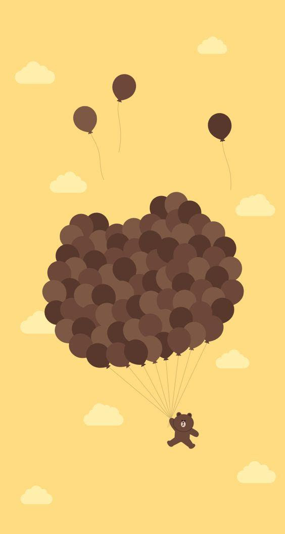 其他 精心挑选 张line Brown熊大可爱手机壁纸 赶快换换你的手机背景啦
