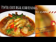Inspirasi Resep Ceker Setan Pentol Ceker Begal Kuah Rendang 40 cabe Super Pedas, Video viral!