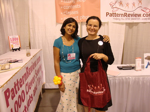 me with Deepika of Sewing Pattern Review