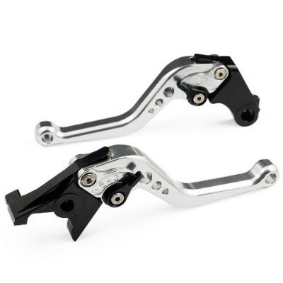 Silver CNC 6 Position Shorty Brake Clutch Lever for SUZUKI 600/750 KATANA 1998 1999 2000 2001 2002 2003 2004 2005 2006 On Sale