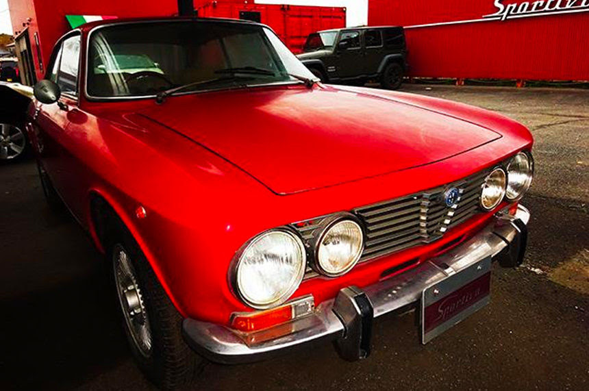 アルファロメオ旧車中古車情報 1975年式アルファロメオ00gtv 右ハンドル Genio