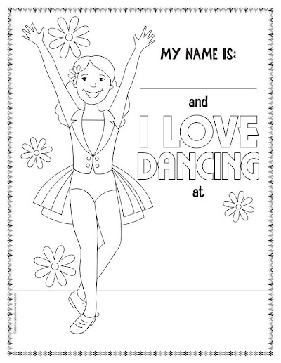 Tap Dance Coloring Pages