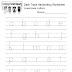 kindergarten dash trace handwriting worksheet printable handwriting - over 350 free handwriting worksheets for kids file folder games
