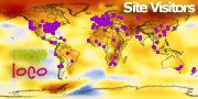 Locations of Site Visitors