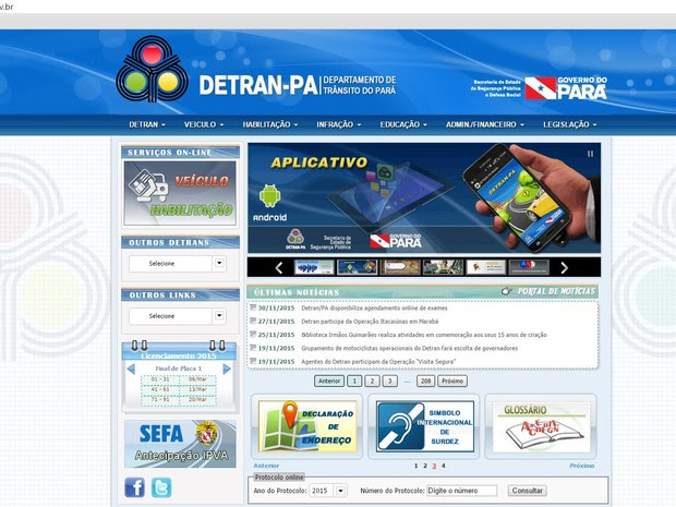 Detran inicia agendamento online para atendimentos (Foto: Reprodução/ TV Liberal)