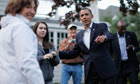 President Obama meets Boston residents