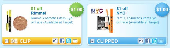 Rimmel and N.Y.C Printable Coupons