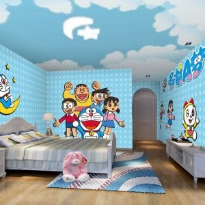 Contoh Hiasan Kamar Doraemon, Yang Cantik!
