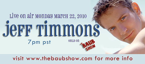 Jeff Timmons from 98 Degrees is coming to The Baub Show! by  TheBaubShow.