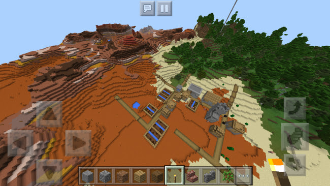 Minecraft Pe メサ村にスポーンするシード値 Seed まとめ Surilog