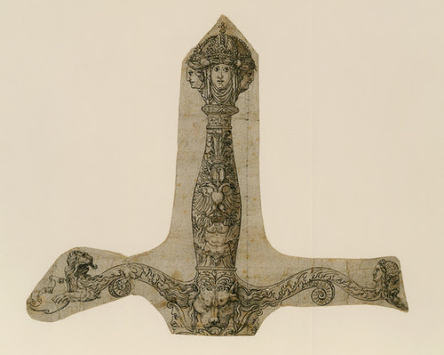 Nuremberg hilt 1540s probably Flötner (Met.)