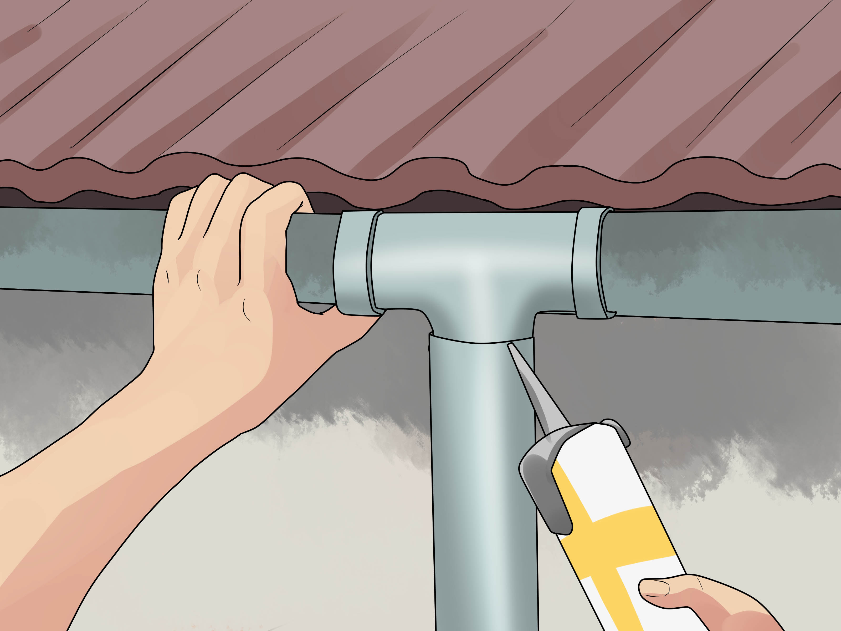 3 Cara untuk Memasang Talang - wikiHow
