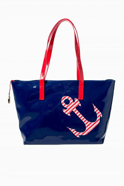Sail Away Anchor Beach Bag