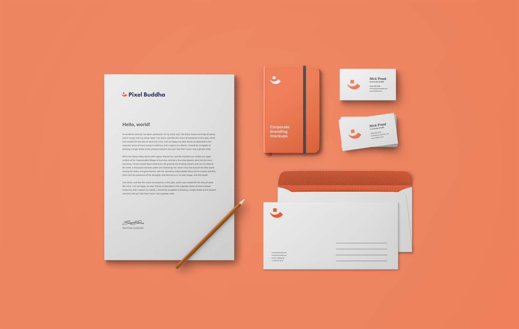 Download Free Identity Branding Mockup Psd