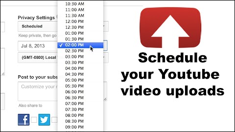 How To Schedule A Youtube Video
