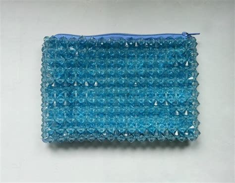 diy crystal beaded purse pouch purse